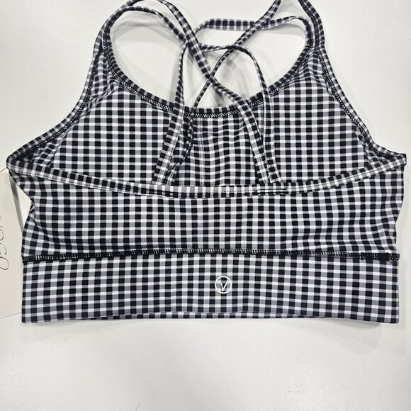 Vogo Gingham Sports Bra - Picture 7 of 7
